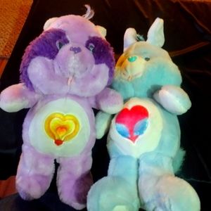 Vintage 1980s care bear cousins